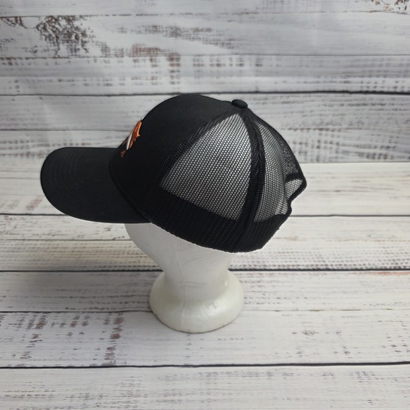 Sitka Hat‎ Cap Snap Back Black Trucker Mesh Patch Embroidered Mid Profile Fit - Picture 4 of 10